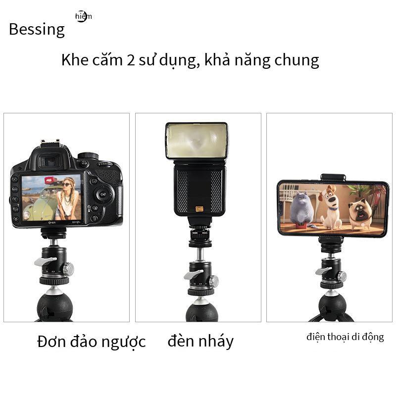 Giá thấp nhất Beixin chân máy chụp ảnh xoay đầu hình cầu SLR micro-máy ảnh đơn mini cầm tay điện thoại di động phát sóng trực tiếp đầu nhỏ