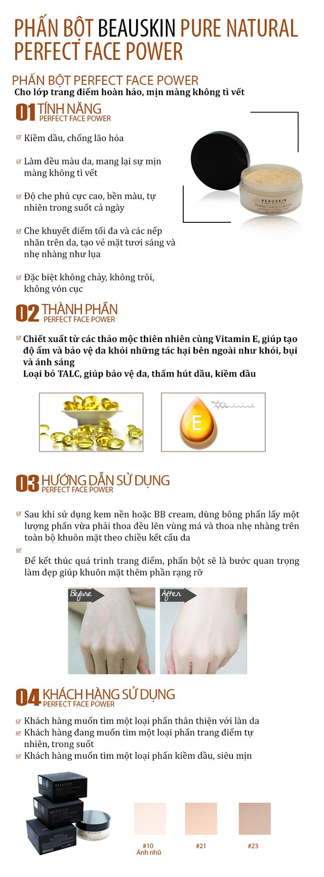 phấn bột beauskin