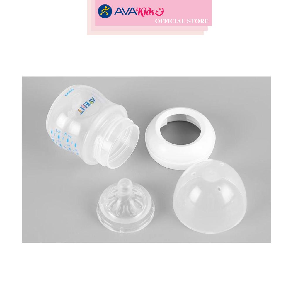 Combo 2 bình sữa nhựa PP Philips Avent SCF690/23 cổ rộng 125 ml (0 - 1 tháng)