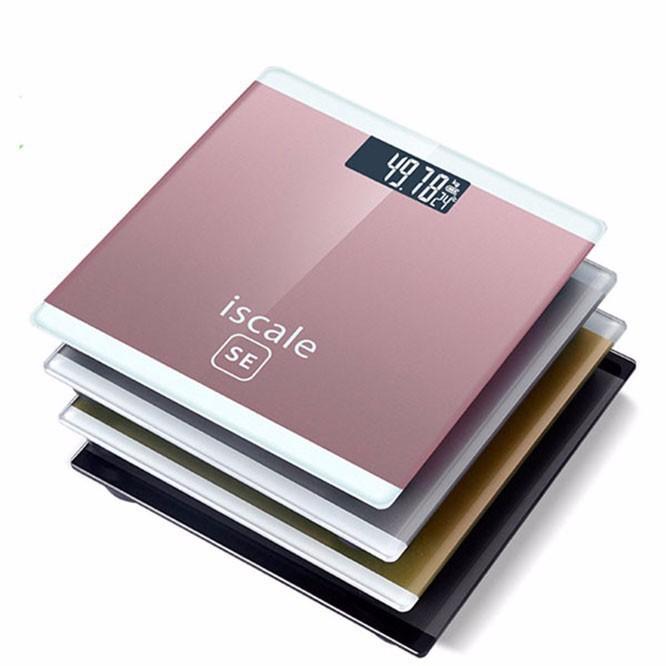 CÂN ĐIỆN TỬ 180KG MÀN HÌNH LED CÓ BÁO NHIỆT ĐỘ , CÂN KIỂM TRA SỨC KHỎE ĐIỆN TỬ KÍNH CƯỜNG LỰC SIÊU BỀN LOẠI TỐT MẪU MỚI