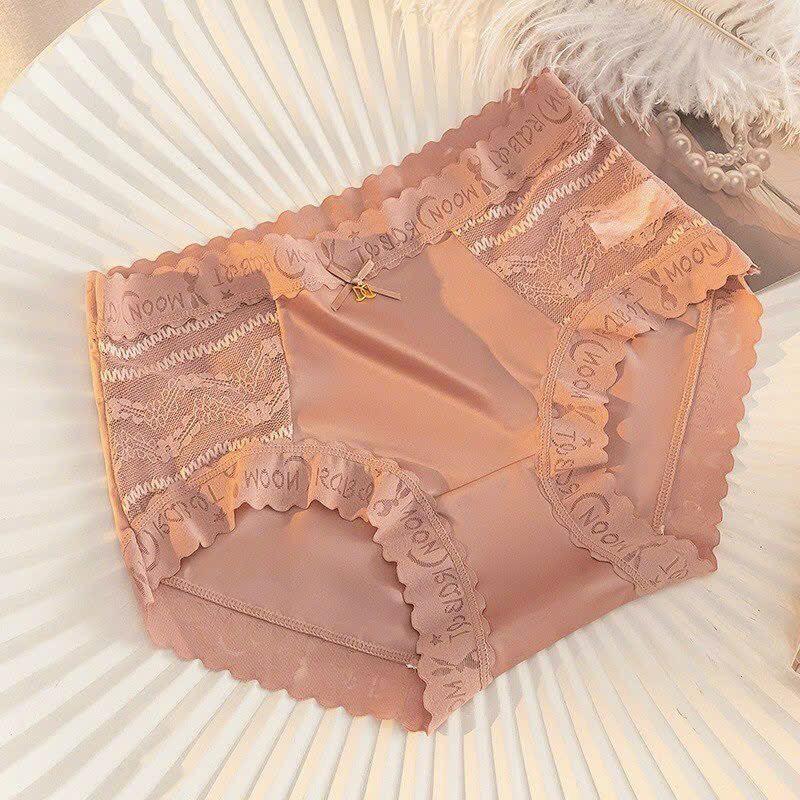 QUẦN LÓT LỤA CAO CẤP PHỐI REN SANG CHẢNH TỪ 40-70KG DÀNH CHO NỮ