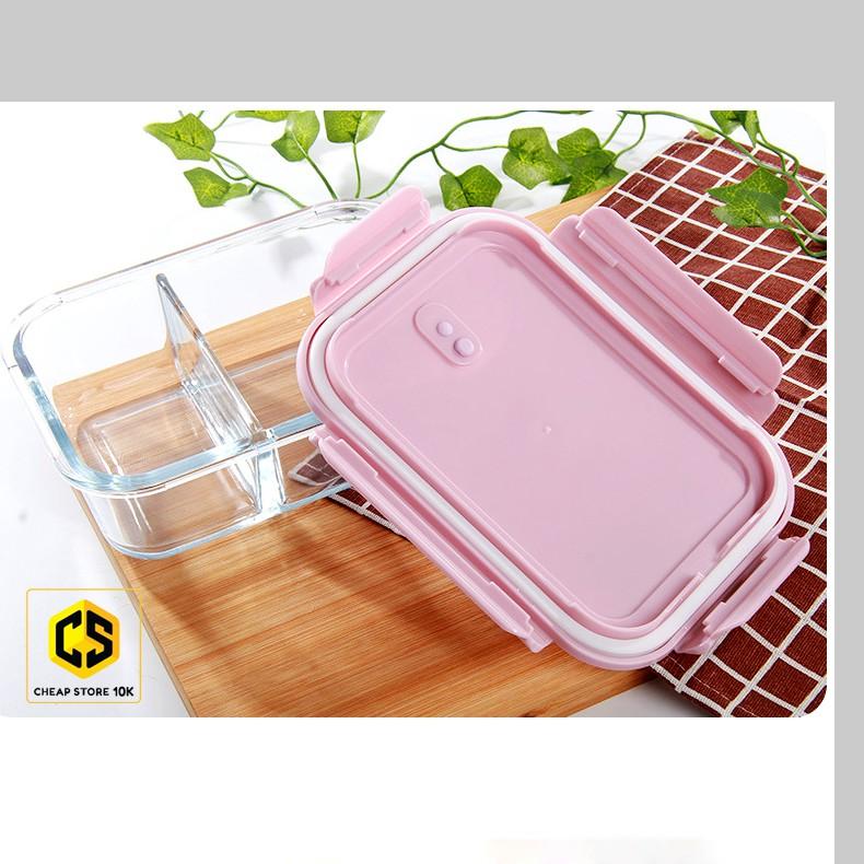 Hộp đựng cơm thủy tinh 3 ngăn, hộp đựng cơm, hộp cơm thủy tinh, hộp thủy tinh đựng thực phẩm,