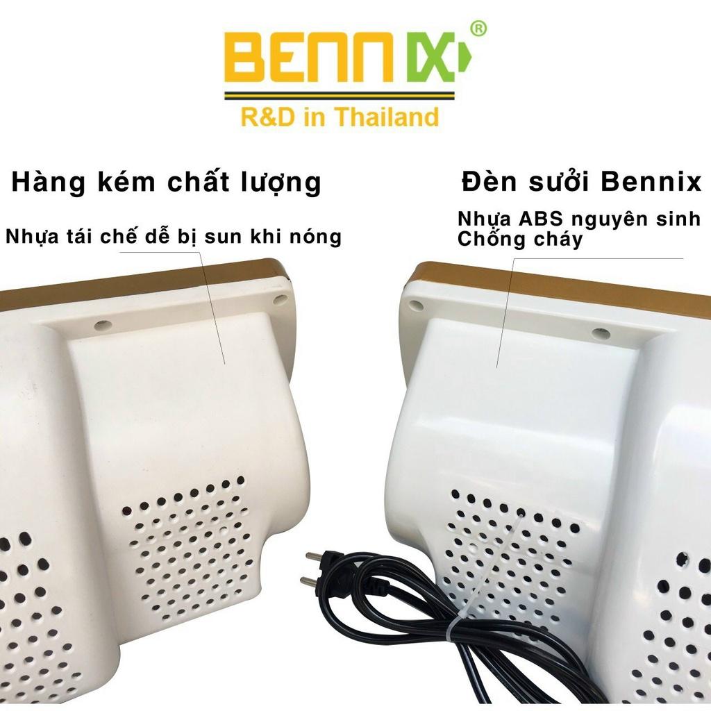 Đèn Sưởi Nhà Tắm Bennix Thái - Thiết kế Đẹp, Làm Ấm Nhanh Bằng Tia Hồng Ngoại - An Toàn Cho Sức Khỏe - Hàng Chính Hãng