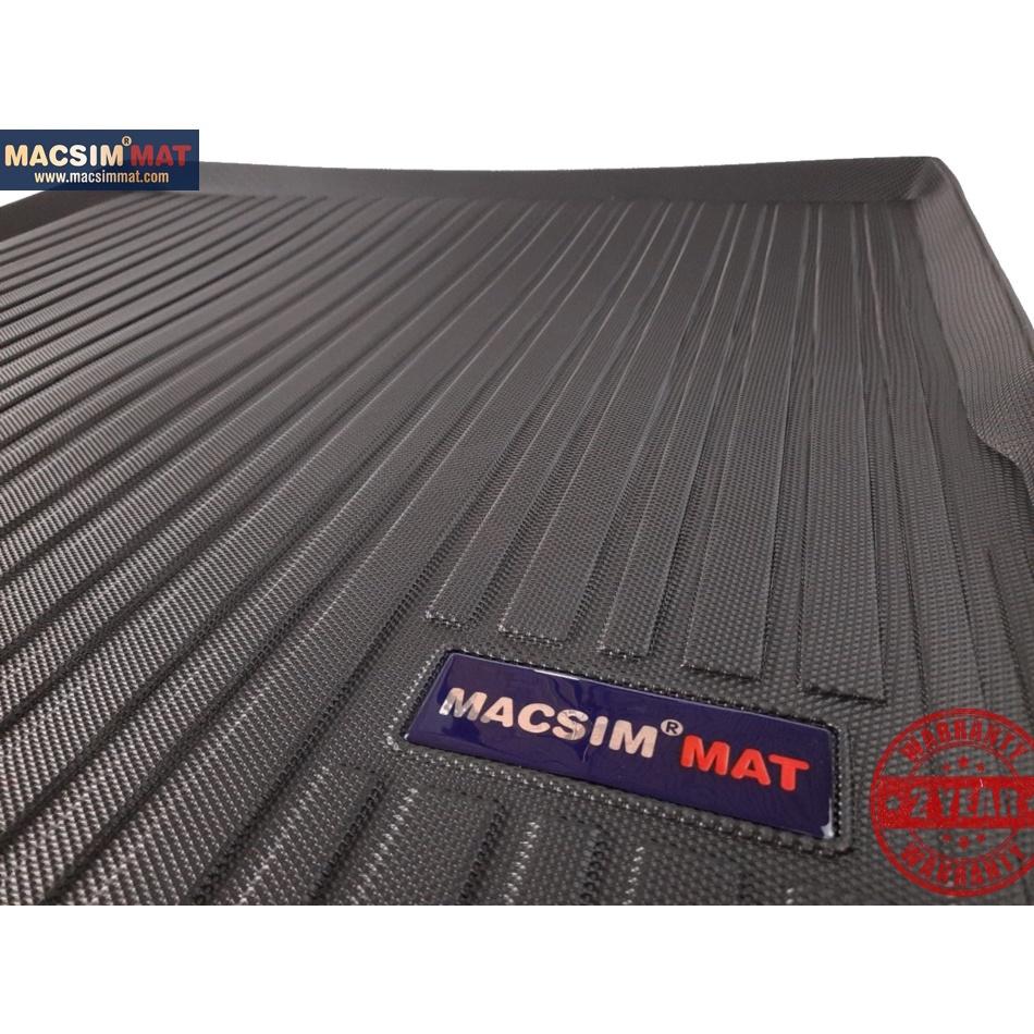 Thảm lót cốp xe ô tô Porsche Macan 2014-2017 nhãn hiệu Macsim chất liệu TPV cao cấp màu đen (016)