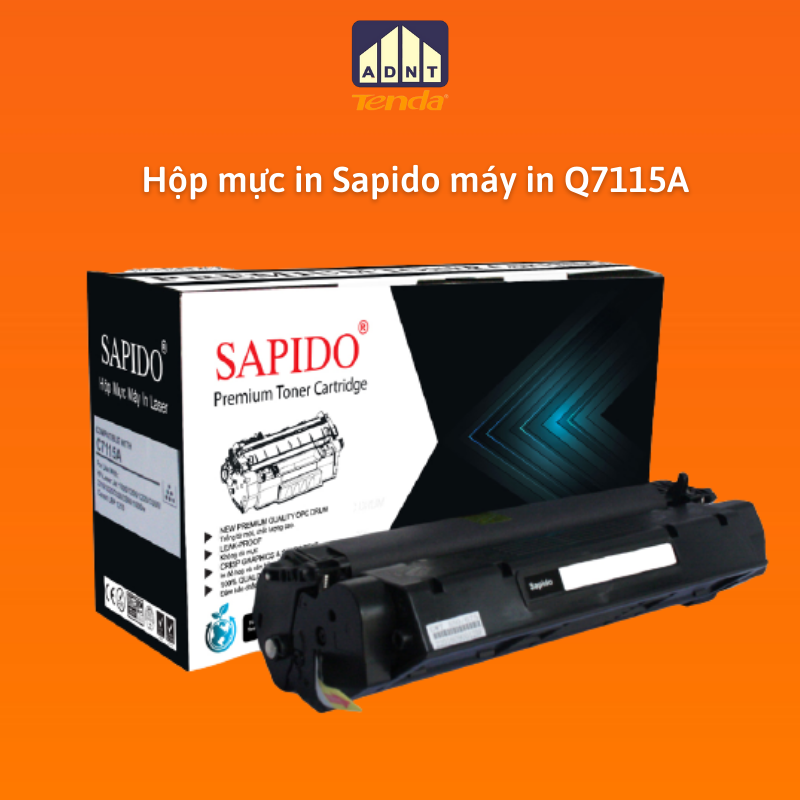 Hộp mực in Sapido cho máy in HP Canon Q7115A hàng chính hãng