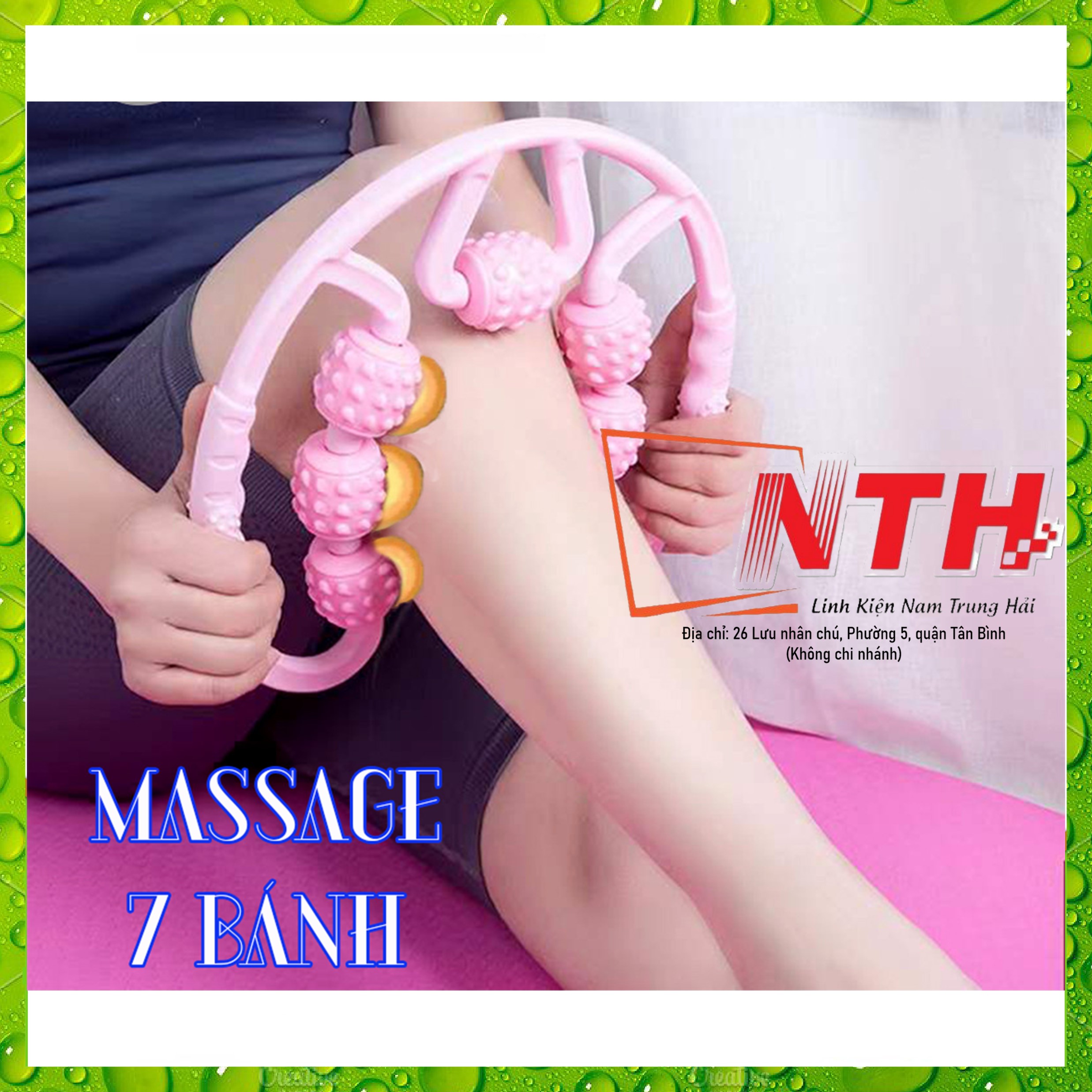 Massage đa năng 7 bánh - xua tan mệt mỏi