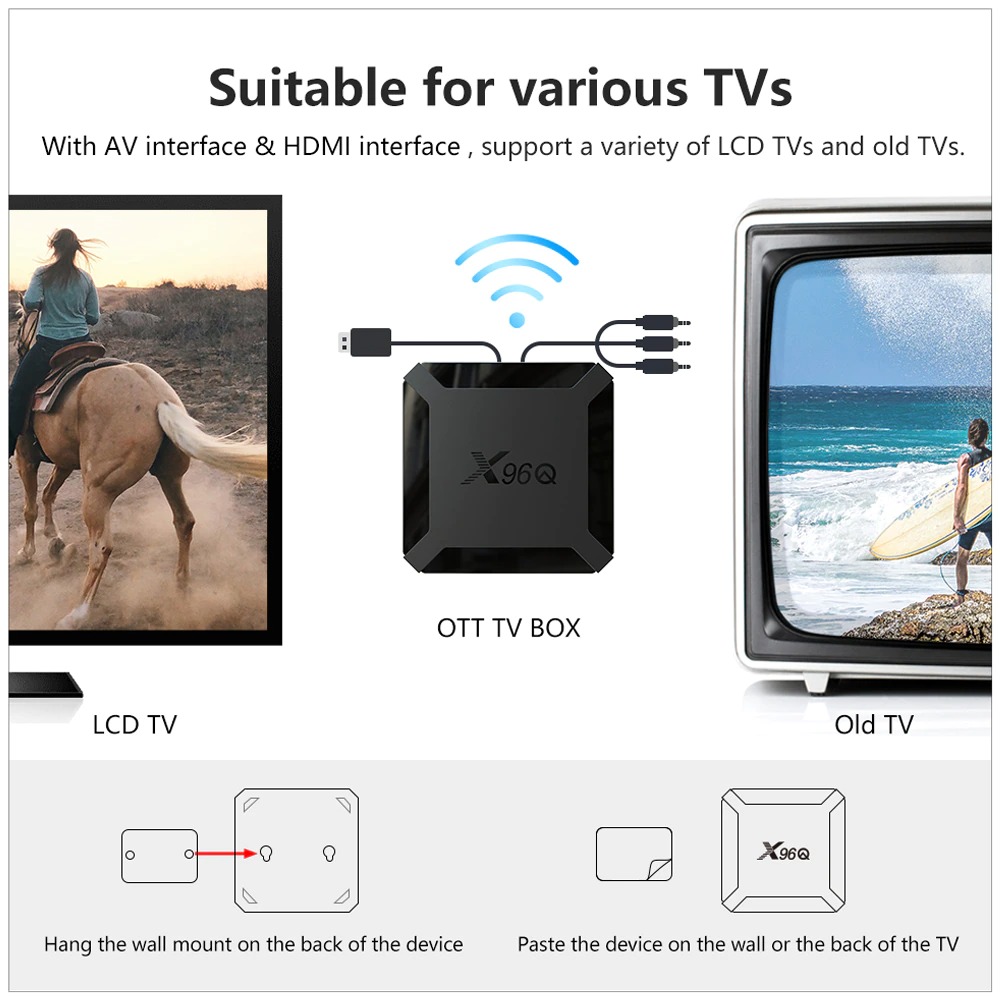 X96 tivi box có điều khiển giọng nói cử chỉ tay người dùng hỗ trợ tìm kiếm bằng tiếng việt Android 10 cài sẵn chương trình tivi truyền hình cáp miễn phí vĩnh viễn Hàng nhập khẩu