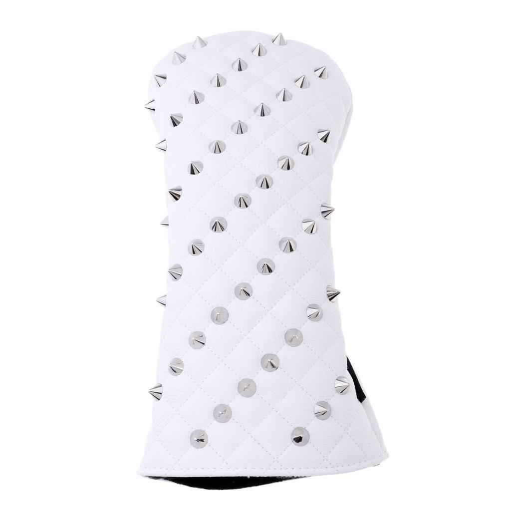 2-Pack PU Golf Head Covers #1 Driver #3/#5 Fairway Woods Club Headcovers