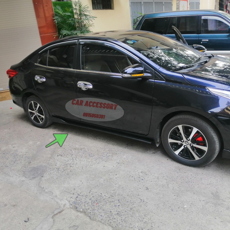 Lip hông Lip sườn Toyota mẫu độ cho xe Toyota Vios