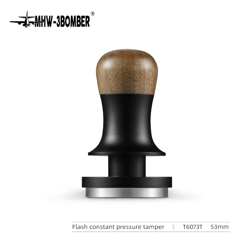 Tamper Nén Cà Phê Gỗ Óc Chó 51mm/ 53mm/58.35mm MHW-3BOMBER | FLASH CONSTANT PRESSURE TAMPER