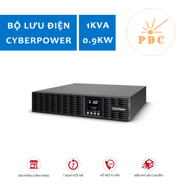 Bộ lưu điện UPS Online dạng rack OLS1000ERT2U - 1000VA/900W - Hàng Chính Hãng