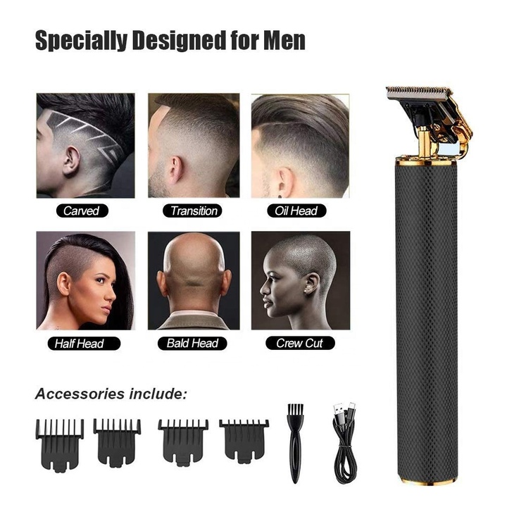 Tông đơ tạo viền nghệ thuật chuyên nghiệp DSP - Dung lượng pin: 600mAh - Công suất: 5W - HÀNG NHẬP KHẨU