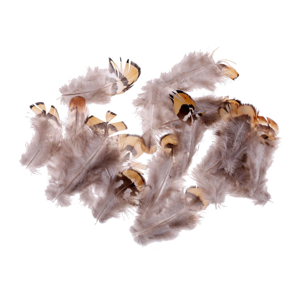 10Pcs Artificial Feathers Quills for Fly Tying/Tying Flies
