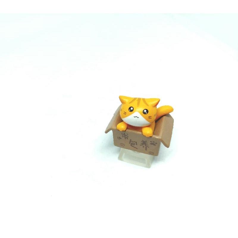 Keycap bé mèo trong hộp( cat in box) chân trong suốt