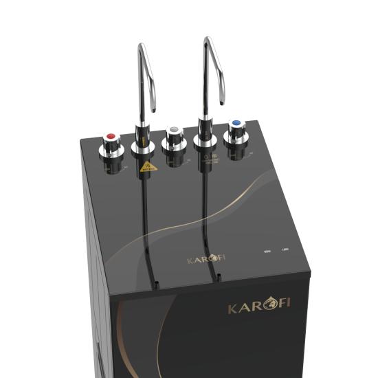 Máy lọc nước nóng lạnh RO Mỹ 11 lõi Karofi KAD-D66S Pro - Bổ sung lõi Hydro ion Kiềm - Lắp đặt miễn phí toàn quốc - Hàng Chính Hãng