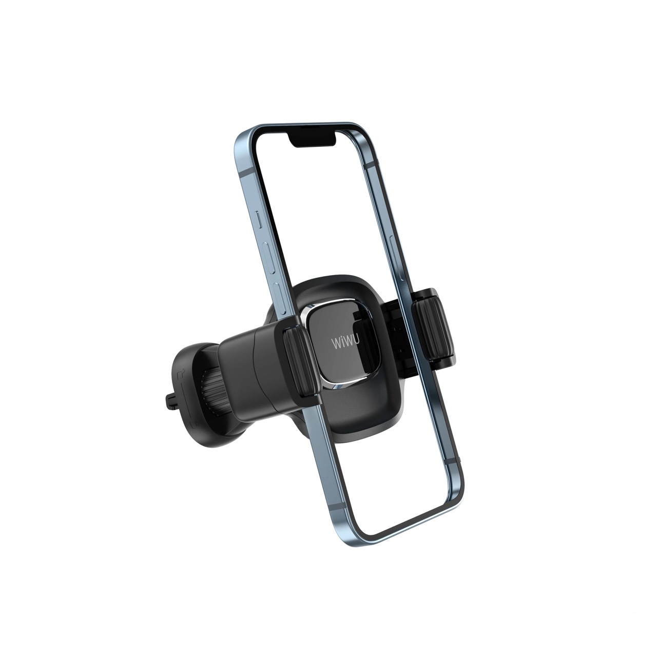 Giá đỡ Wiwu Ch009 Car Mount cho điện thoại trên ô tô làm bằng hợp kim nhôm, xoay 360 độ - Hàng chính hãng