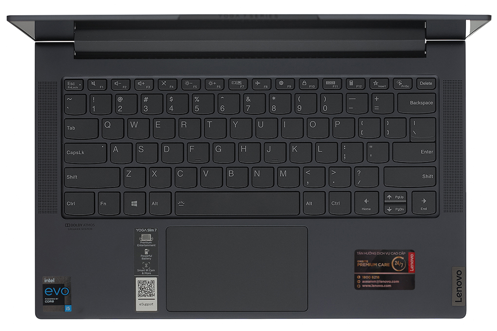 Lenovo Yoga Slim 7 14ITL05 i5 1135G7/8GB/512GB/14&quot;F/ Win10/(82A300DPVN)/Xám - Hàng chính hãng