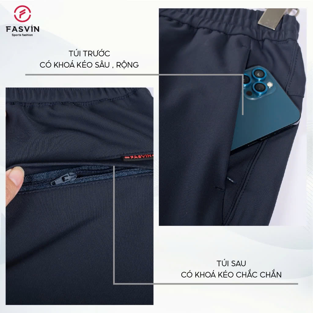 Bộ quần áo thun thể thao nam 01 lớp Fasvin BT24642.HN vải Nylon cao cấp co giãn thoải mái chất lượng tốt