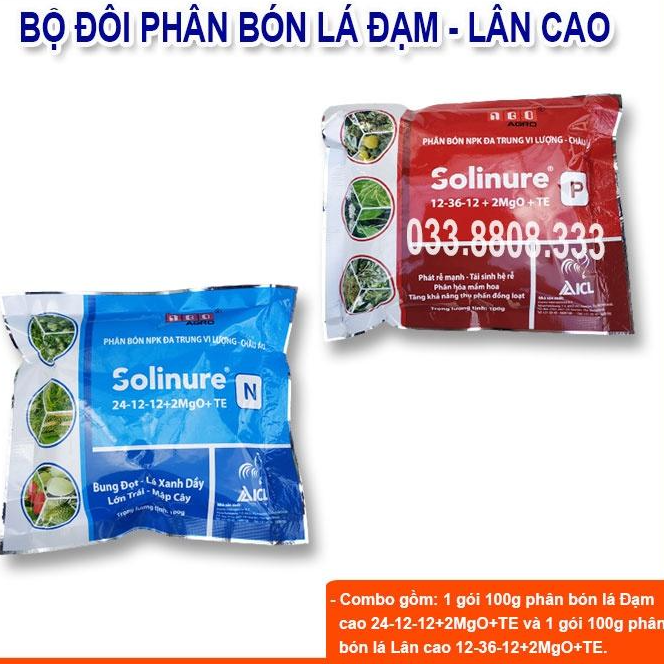 BỘ PHÂN BÓN DÙNG CHO CÂY CON SOLINURE P&N giúp cây phát triển nhanh