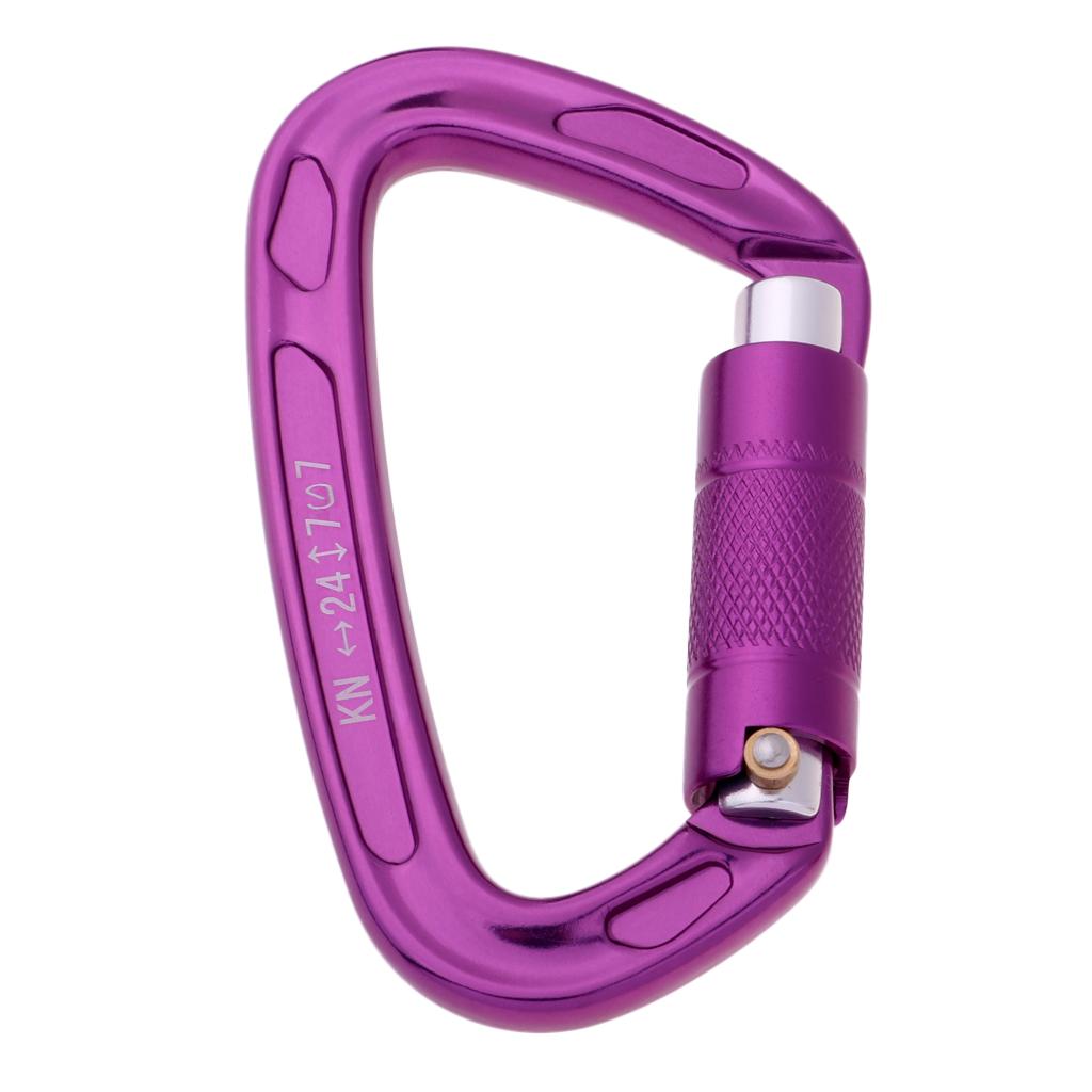 Carabiner Khóa Tự động 24KN Carabiner để Leo Núi