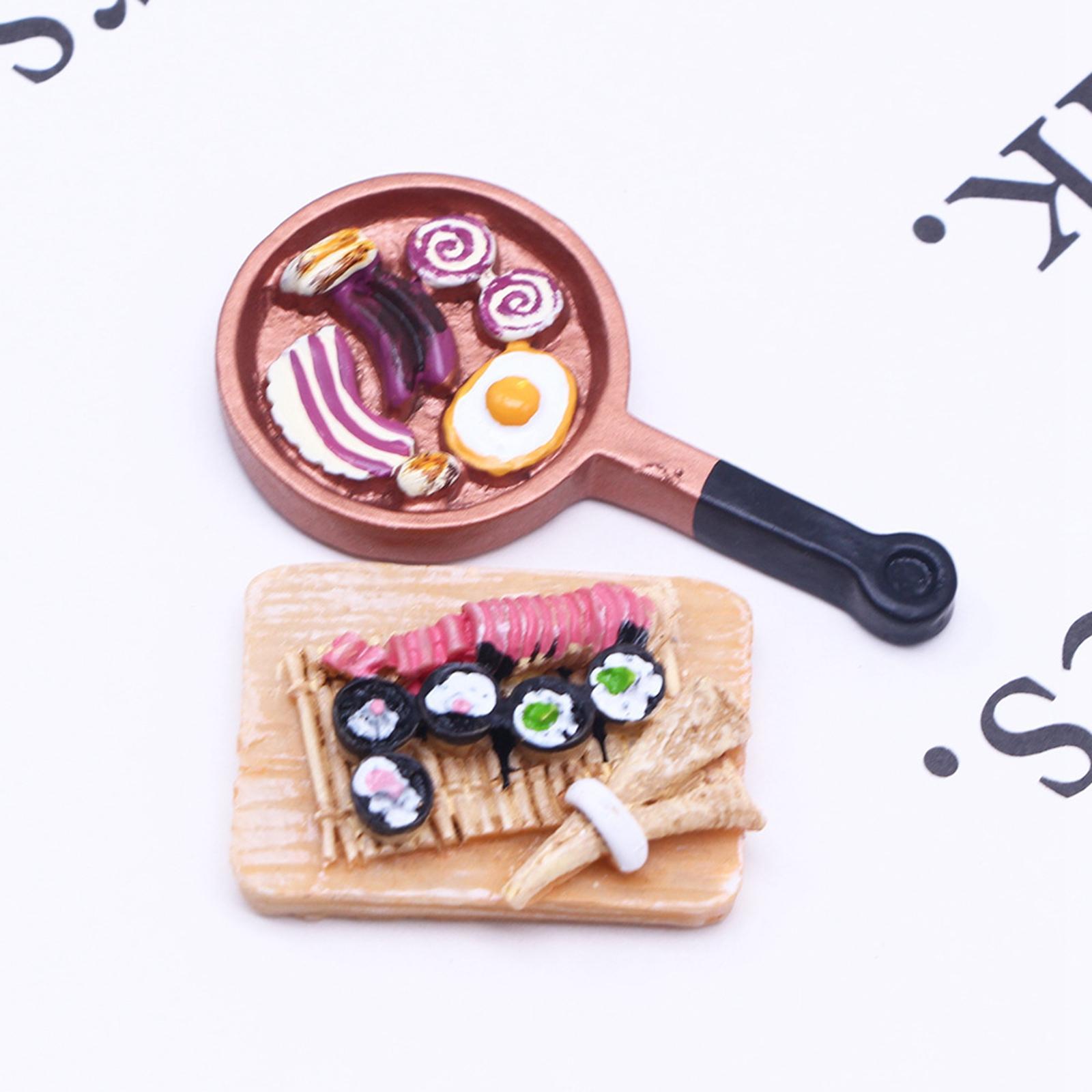 Miniature Food Toy Model Pastry Toy Miniature Doll House Accessories for Furnishings DIY Model