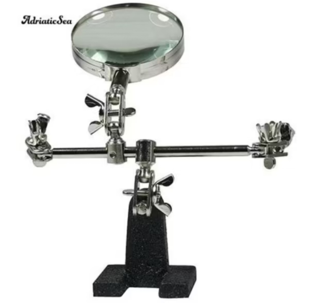 GIÁ KẸP HÀN LINH KIỆN ĐIỆN TỬ CÓ KÍNH LÚP CAO CẤP THUẬN TIỆN CHO MỌI