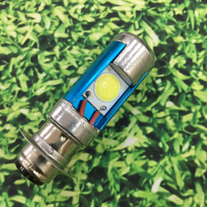 Đèn pha LED cao cấp - 2 tim  chân H6 siêu sáng cho các dòng xe DREAM, WAVE cũ A243