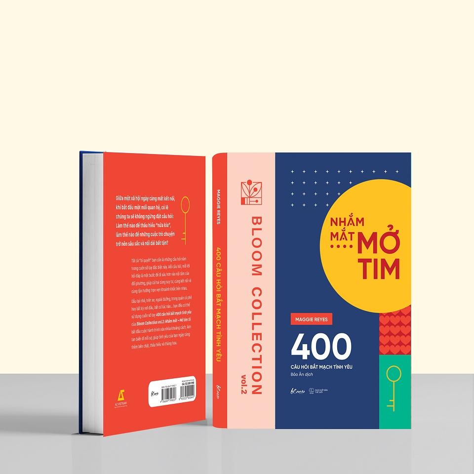 Sách  Nhắm mắt  Mở tim: 400 Câu hỏi bắt mạch tình yêu - Skybooks - BẢN QUYỀN