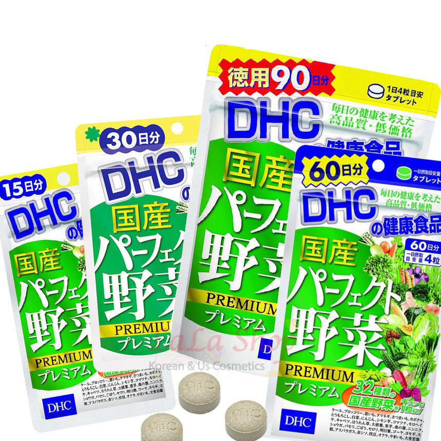 DHC rau củ nhật bổ sung chất sơ, vitamin, dưỡng chất từ 32 loại rau+củ+hạt hỗ trợ tăng cường sức khỏe chung - QuaTangMe Extaste