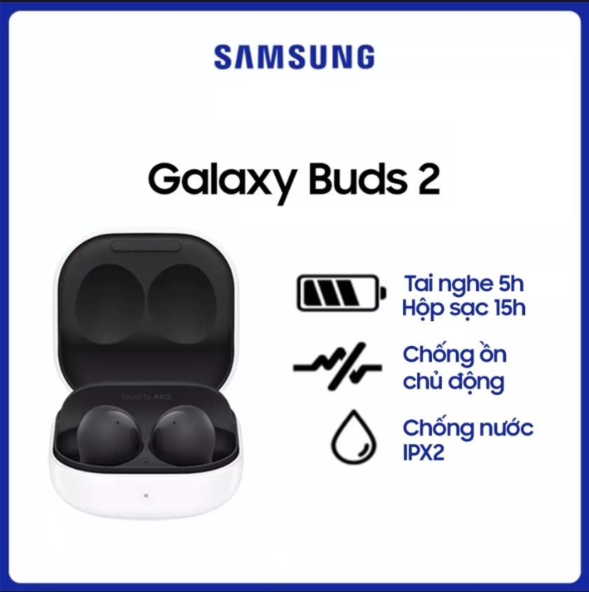 Tai nghe Bluetooth Samsung Galaxy Buds 2 - R177N - Hàng chính hãng