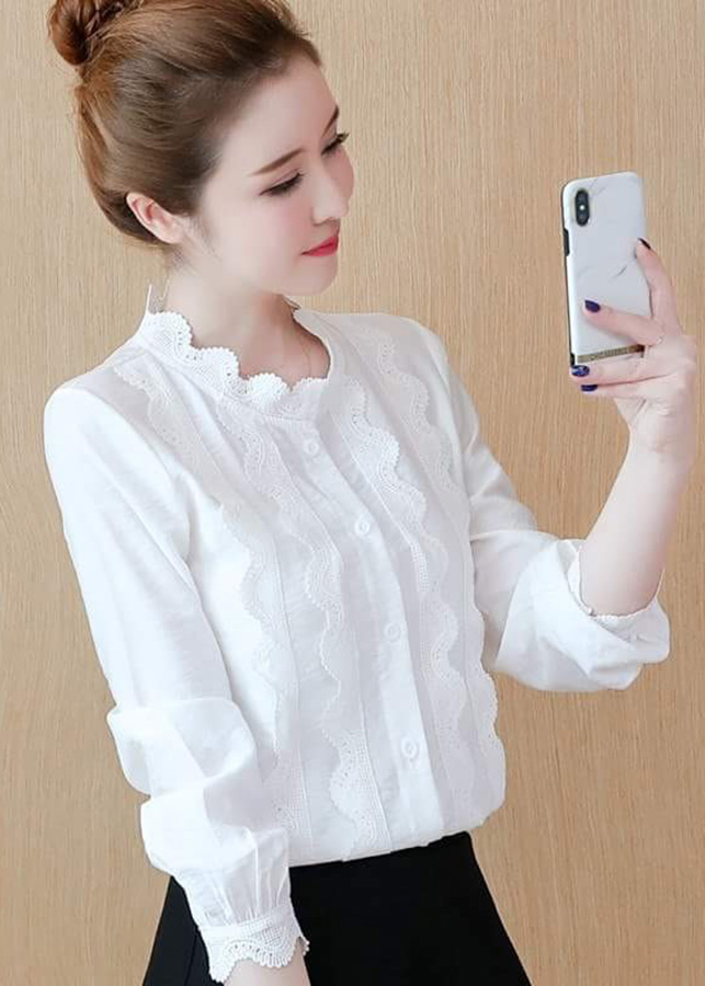 Áo sơ mi viền