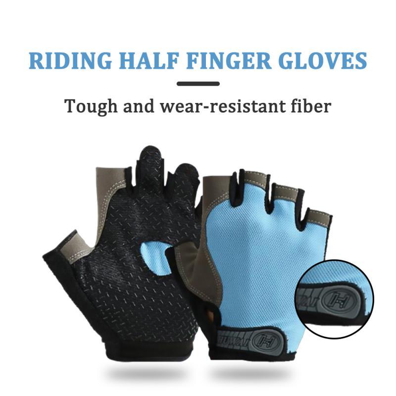 Găng tay chống trượt chống trượt găng tay thể thao chống sốc găng tay cho nam giới sơ cứu Half Finger Găng tay quân đội Color: 01 Gloves Size: M