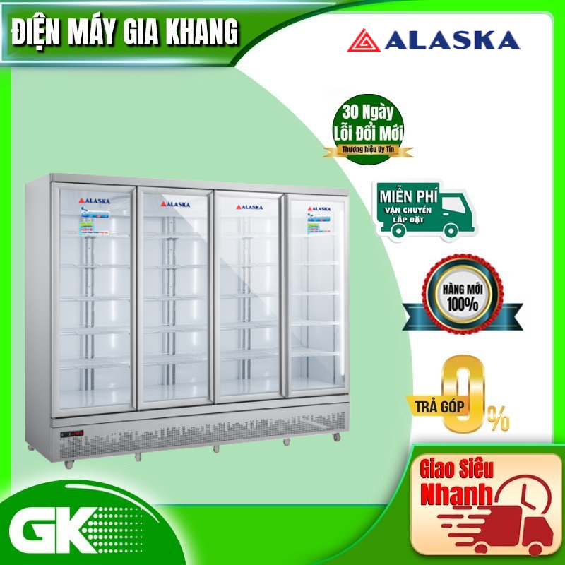 Tủ mát Alaska LC-2100C4 4 cánh - hàng chính hãng - chỉ giao HCM