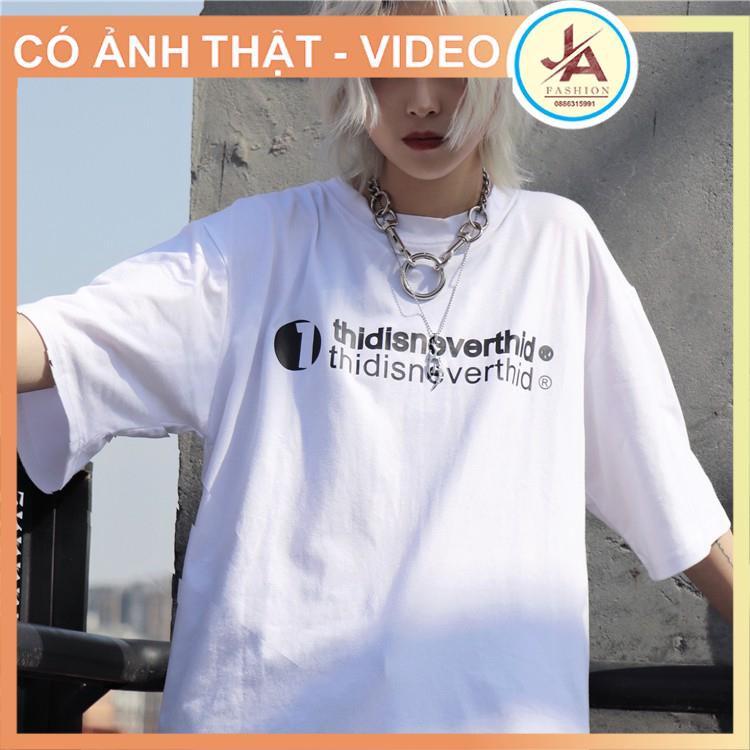 Áo thun tay lỡ form rộng Thidisneverthid, áo phông nam nữ Unisex phong cách hàn quốc -JASHOP JASHOP