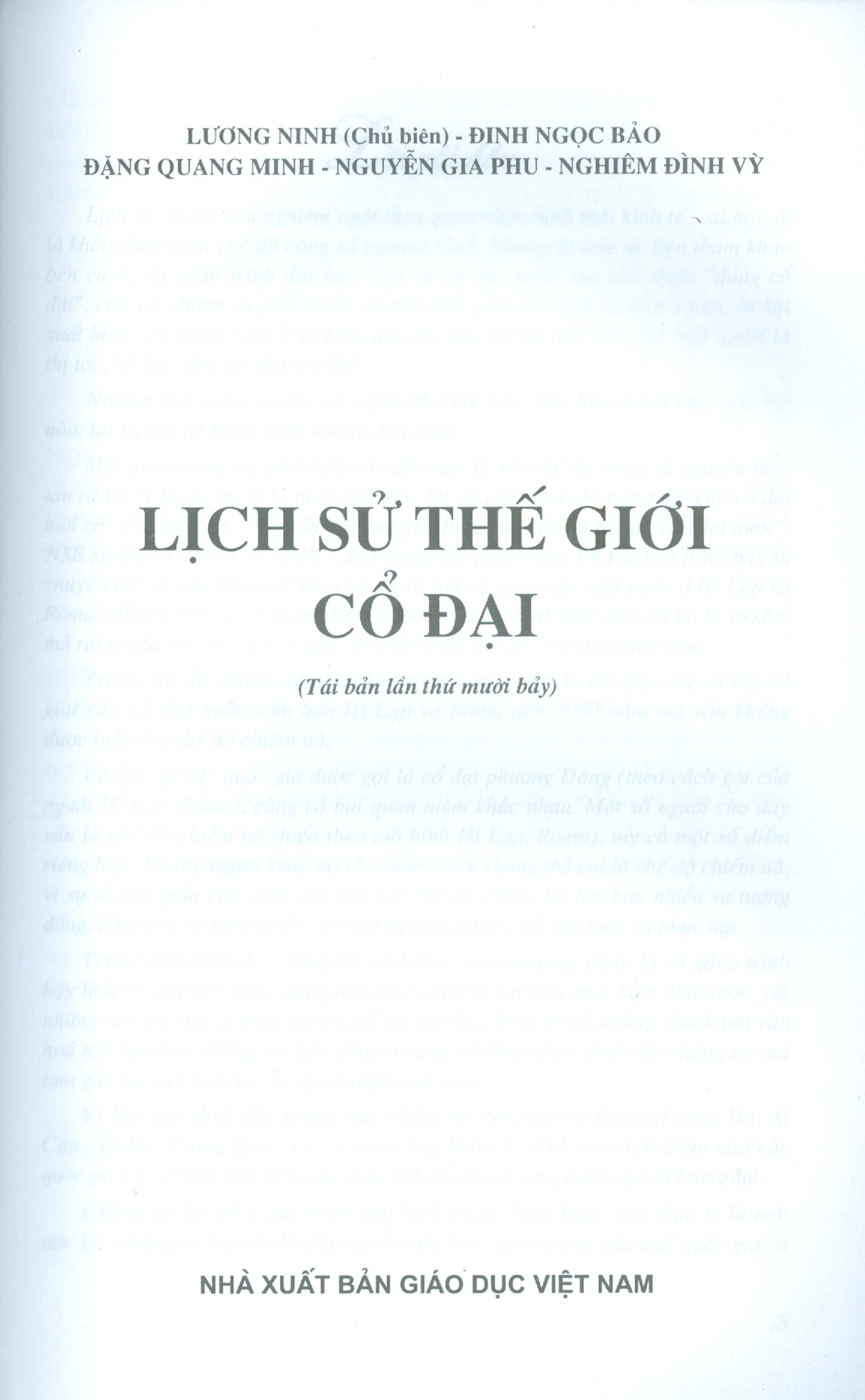 Lịch Sử Thế Giới Cổ Đại