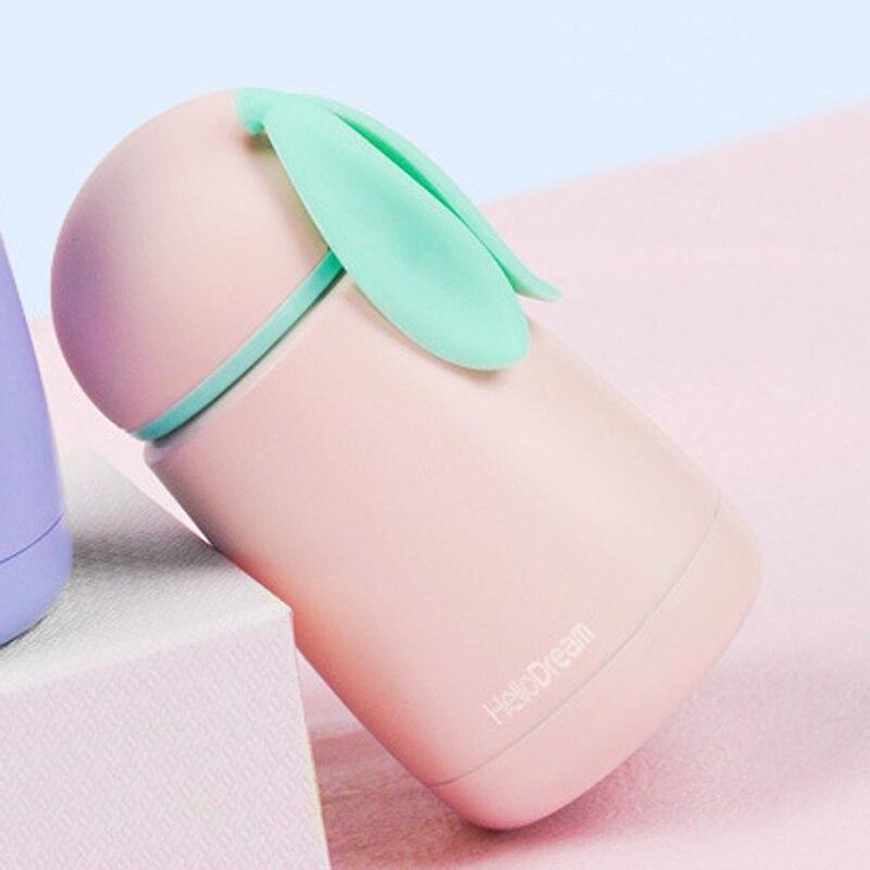Thỏ Nhiệt Cốc Kid Bình Đựng Nước Giữ Nhiệt Cốc Kid Dễ Thương Nhiệt Chân Không Con Tumbler Thermocup Thép Không Gỉ
