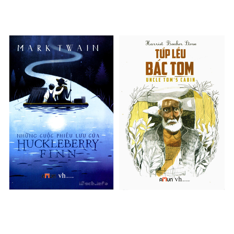 Combo 2 Cuốn  Những Cuộc Phưu Lưu Của Huckleberry Finn Và Túp Lều Bác Tom (Tái Bản)