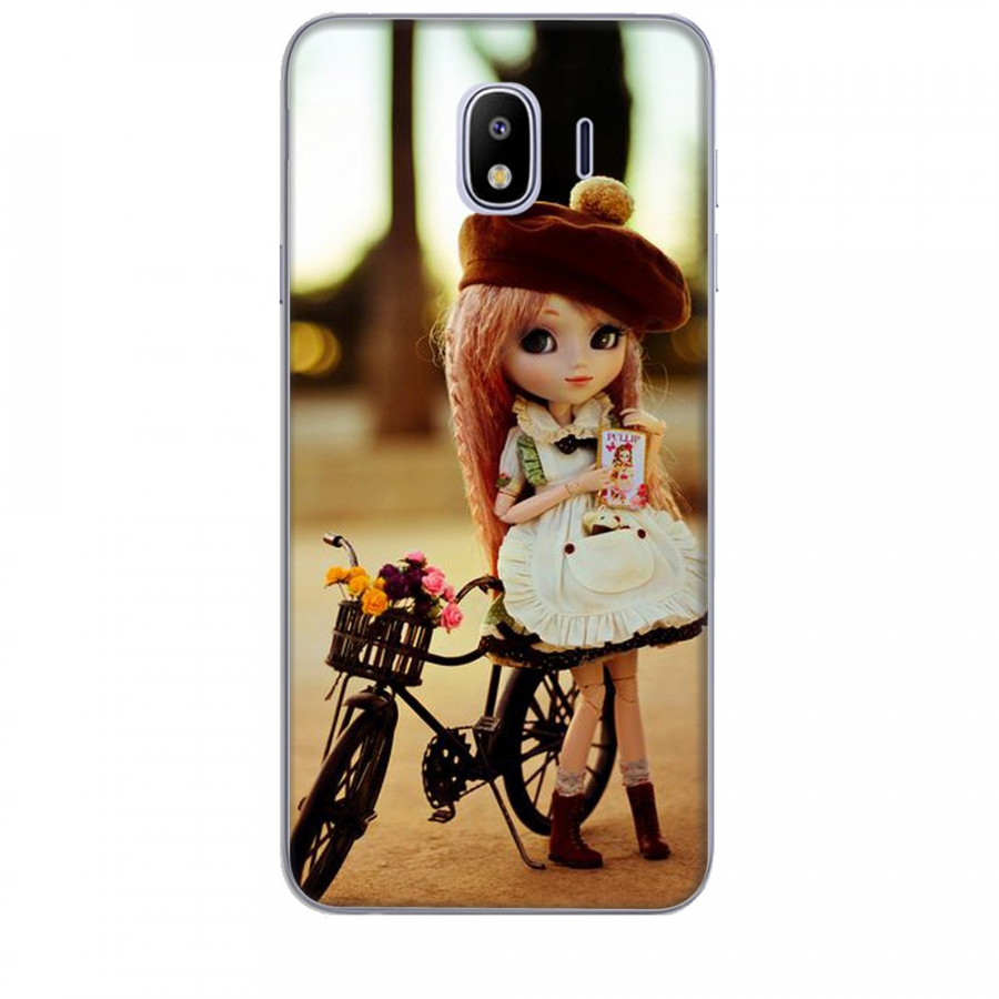 Ốp lưng dành cho điện thoại  SAMSUNG GALAXY J4 2018 Baby anh Bicycle Mẫu 1