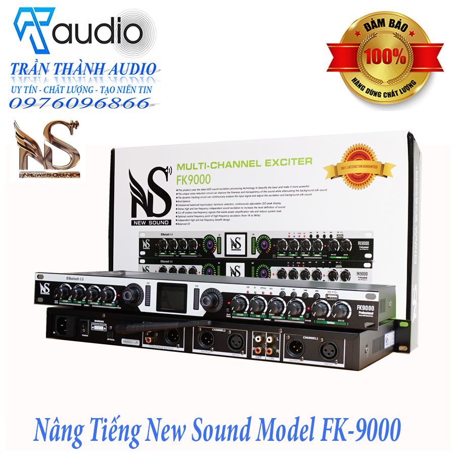 Nâng Tiếng New Sound Model FK9000 hàng nhập khẩu chính hãng Có cổng quang optical , Bluetooth 5.0 Bảo Hành 12 tháng