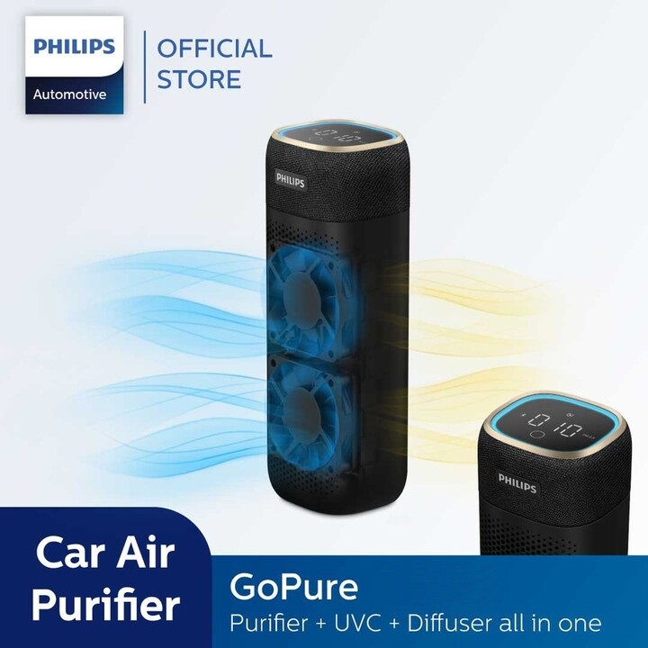 Máy khử mùi và lọc không khí trong ô tô Philips S7601 (GP7601) - Hàng Nhập Khẩu