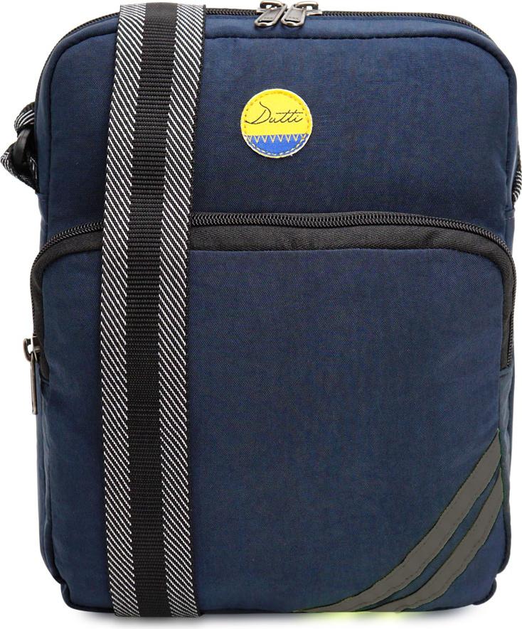 Túi đeo chéo Dutti No. 22 Xanh đen sọc xám