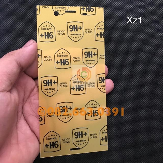Dán cường lực màn hình, mặt lưng cho Sony XZ1 XZ2 nano dẻo cường lực 9H+
