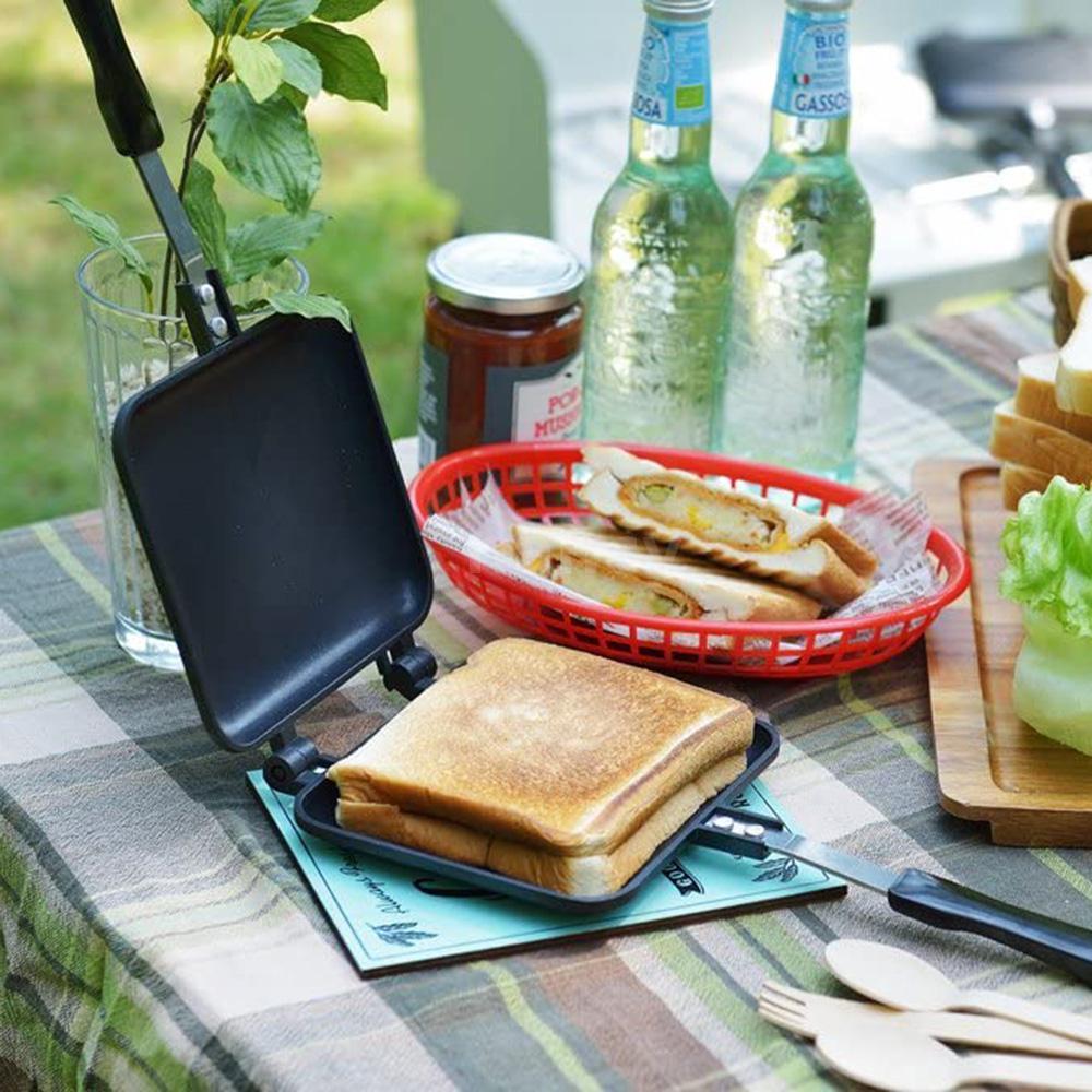 Chảo Nướng Bánh Sandwich Bằng Nhôm Hai Mặt Chống Dính