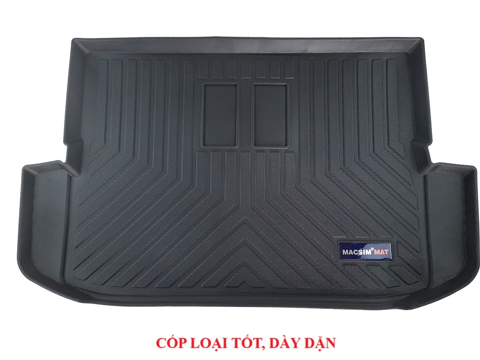 Thảm lót cốp hn xe ô tô Toyota Rush 2017-đến nay nhãn hiệu Macsim chất liệu TPV cao cấp màu đen(D0281)