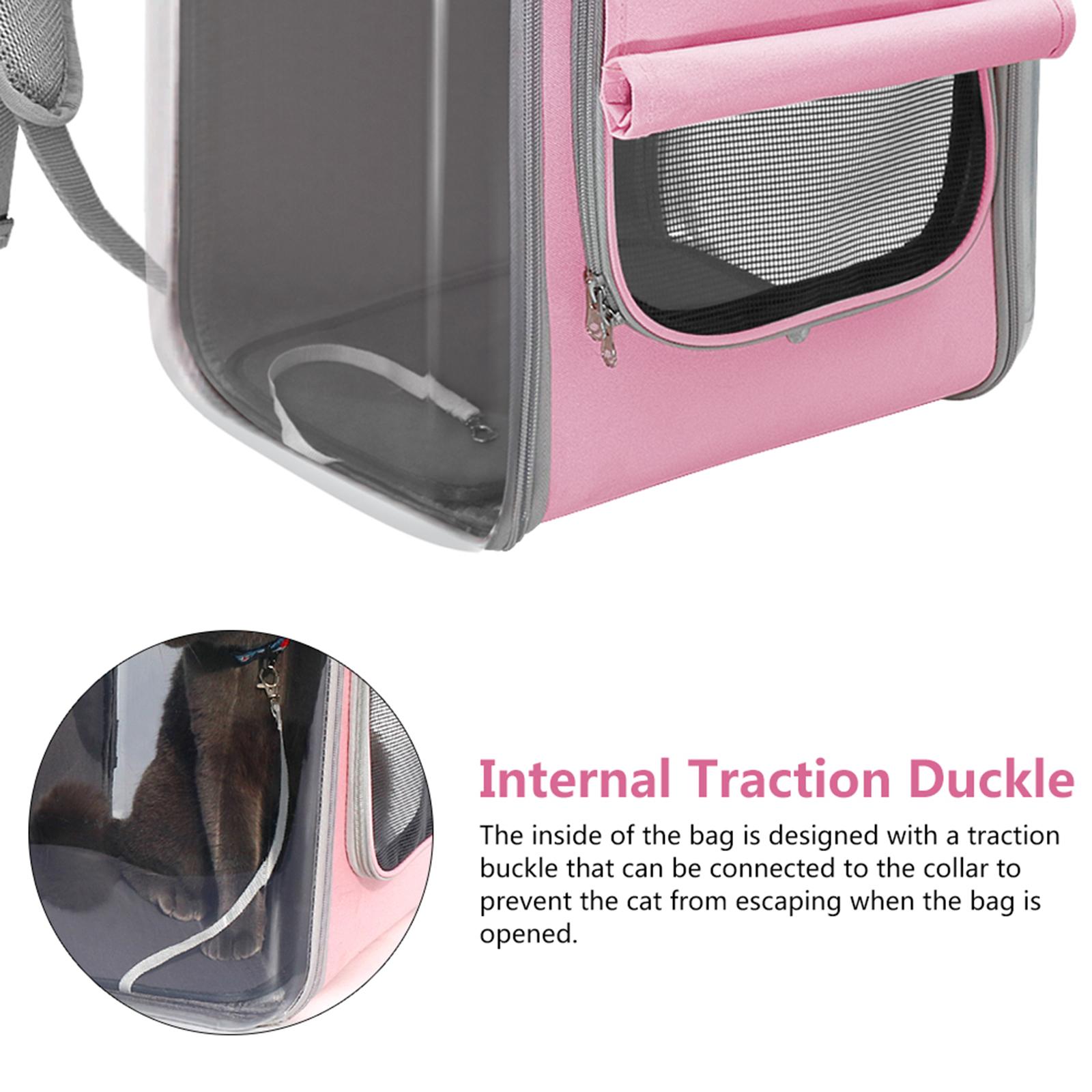 Pet Carrier Backpack Cat Dog Breathable Carry Bag for Outdoor Travel