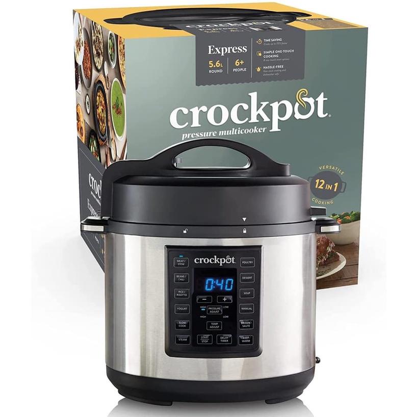 Nồi Nấu Đa Năng Crockpot Express CSC051X, Nồi Nấu Cháo Cho Bé, Nồi Kho Cá, Nồi Hầm, Dung Tích 5,6L, Công Suất 1000W