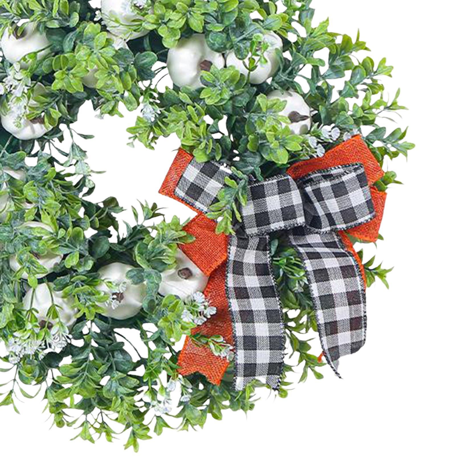 Fall Wreath Thanksgiving Wreath Balcony Indoor Outdoor Garden Pumpkin Wreath