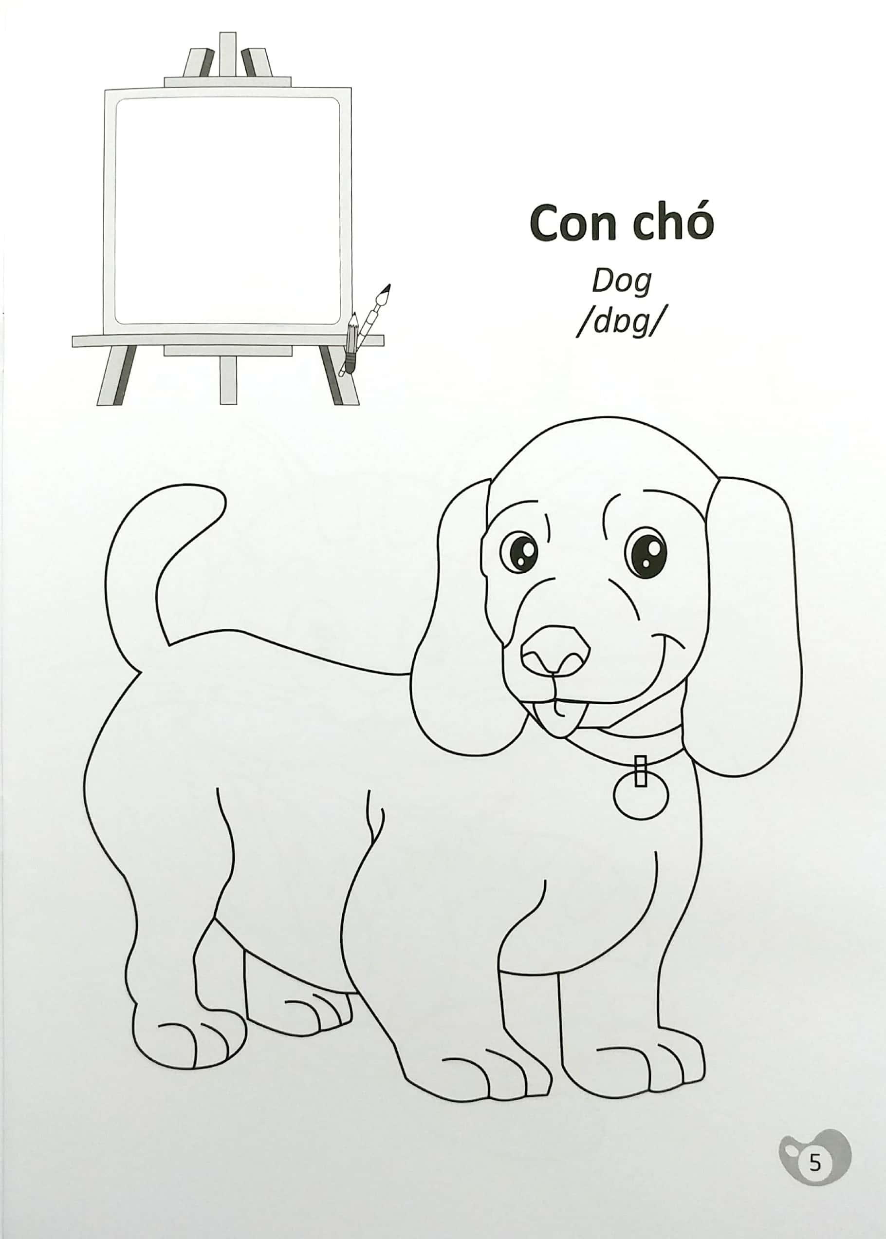 Tô Màu Chúng Mình Tập Làm Họa Sĩ - 3-6 Tuổi - Động Vật
