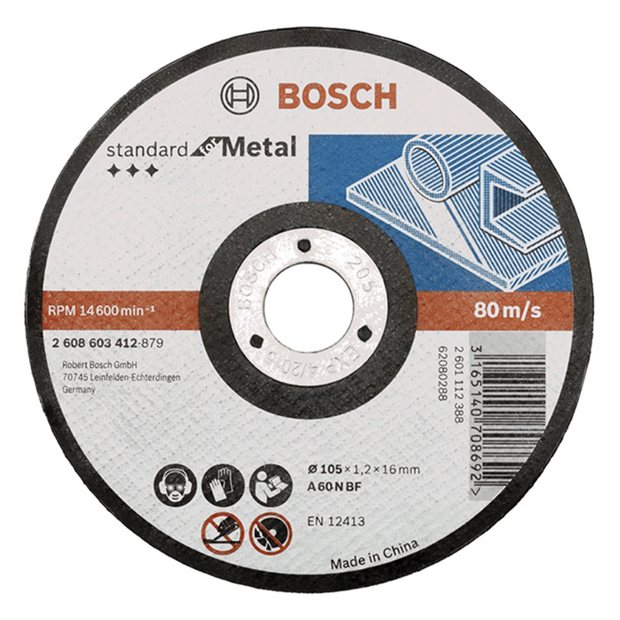 Đá Cắt Bosch (105 x 1.2 x 16mm) - Sắt