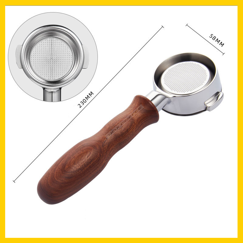 Tay Cầm Pha Cà Phê Không Đáy 58mm